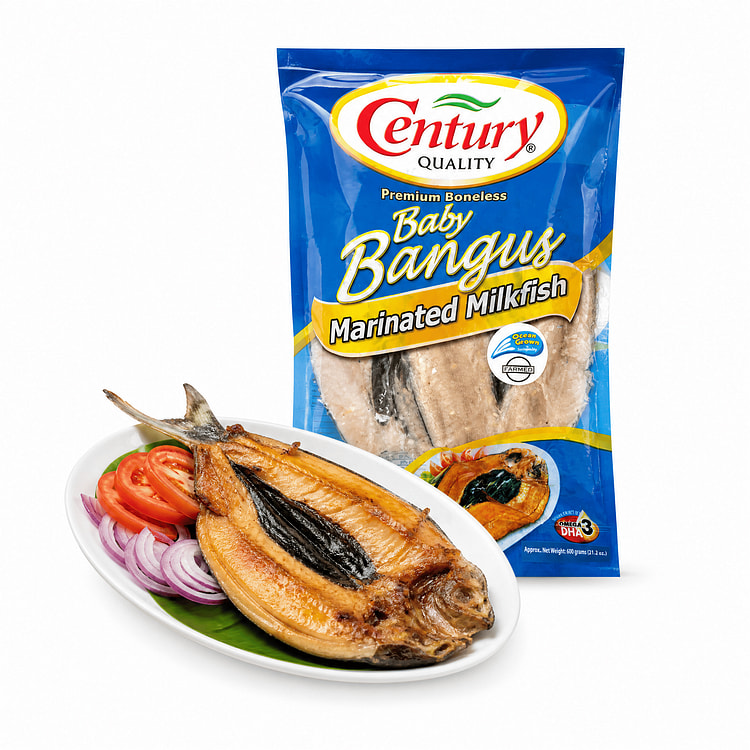 Century Frozen Deboned Marinated Baby Milkfish (BSM) 400-600 g