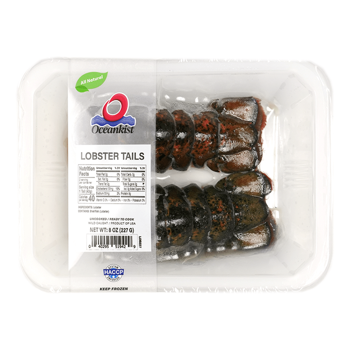 Canadian Cold Water Lobster Tail 8 onza(s)