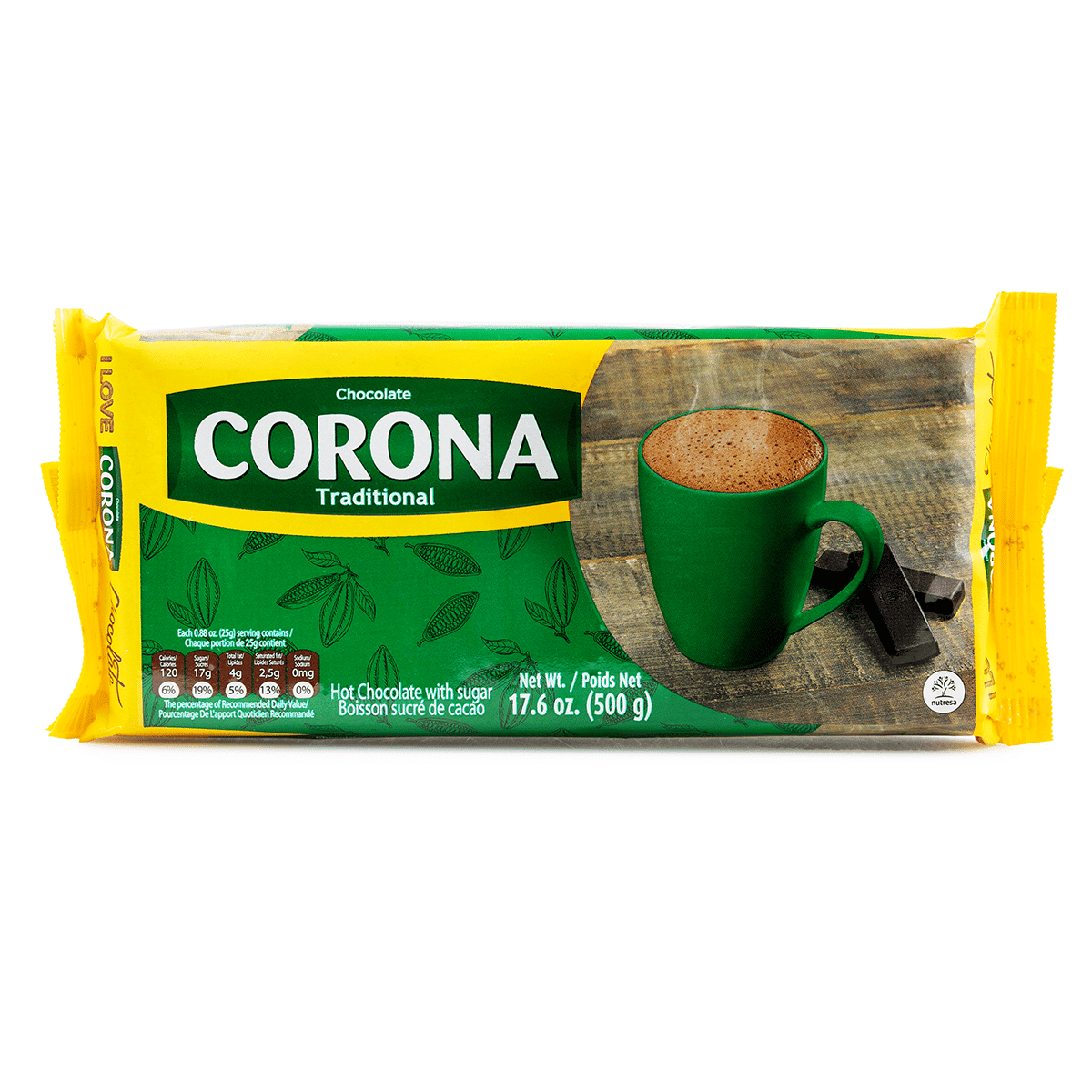 Corona Hot Chocolate Bar 500 g