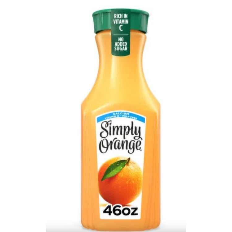 Suco de Laranja Sem Polpa com Cálcio e Vitamina D Simply Orange 46 fl.oz