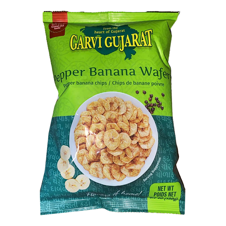 Garvi Gujrat Banana Chips Pepper 180 克