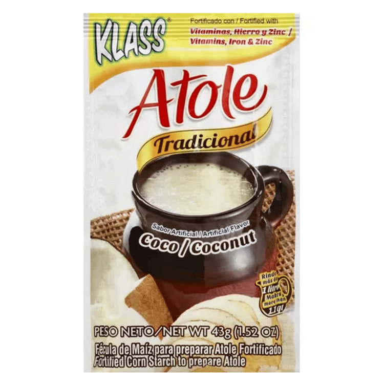 Klass Atole Coconut Flavor 1.52 oz