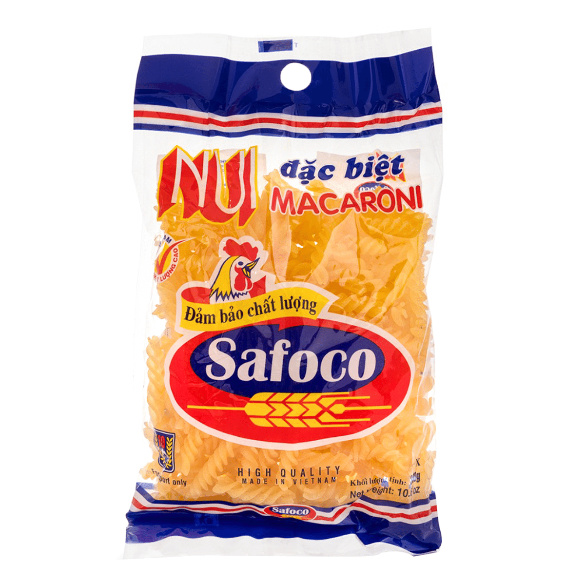 Safoco Brand Egg Macaroni Spiral Shaped 10.6 oz