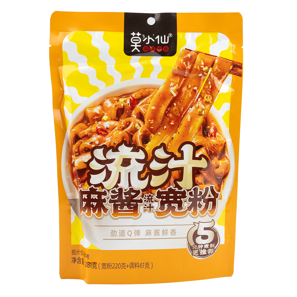 Potato Board Noodle with Sesame Soup Base 281G Moxiaoxian 281 g