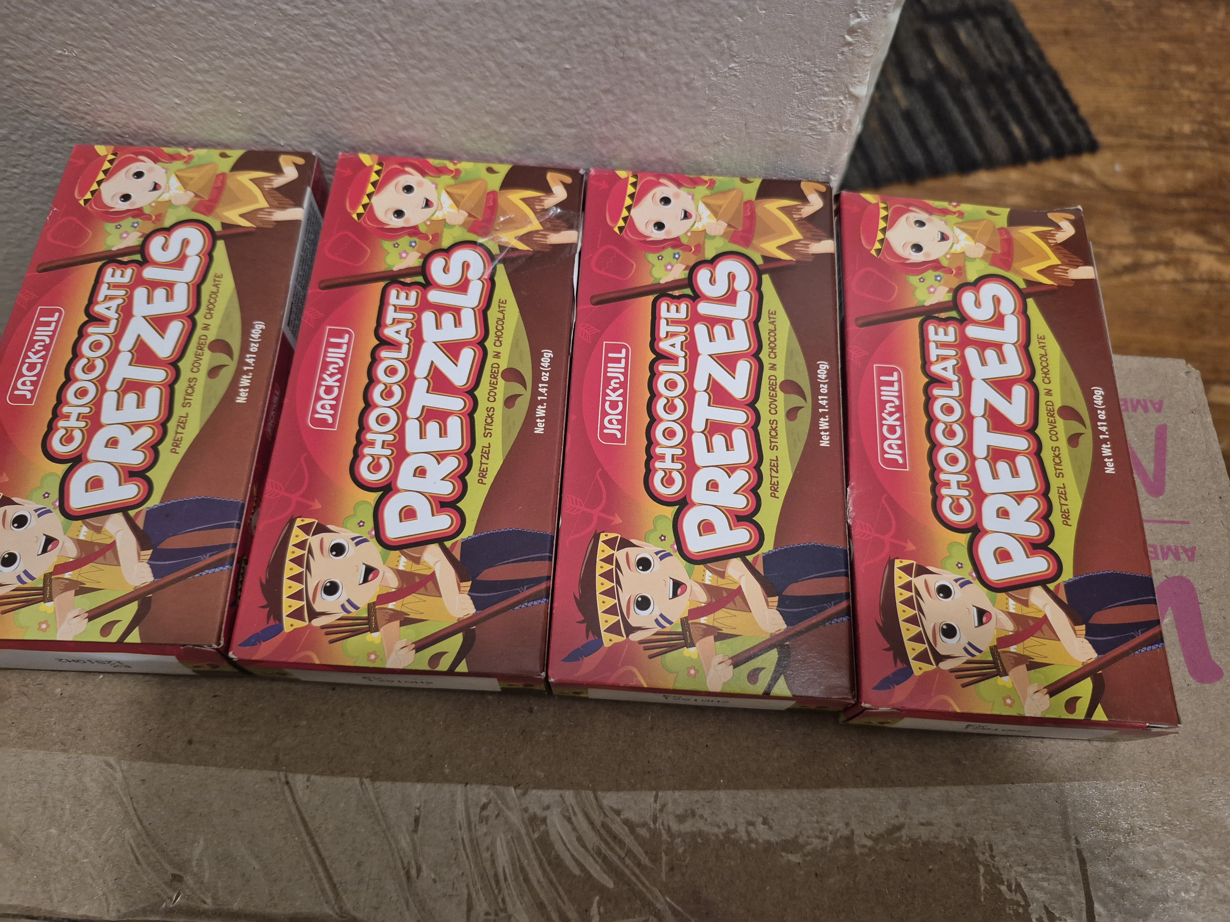 プレッツェルページ Jack & Jillプレッツェルチョコレート 40 グラム - Weee!