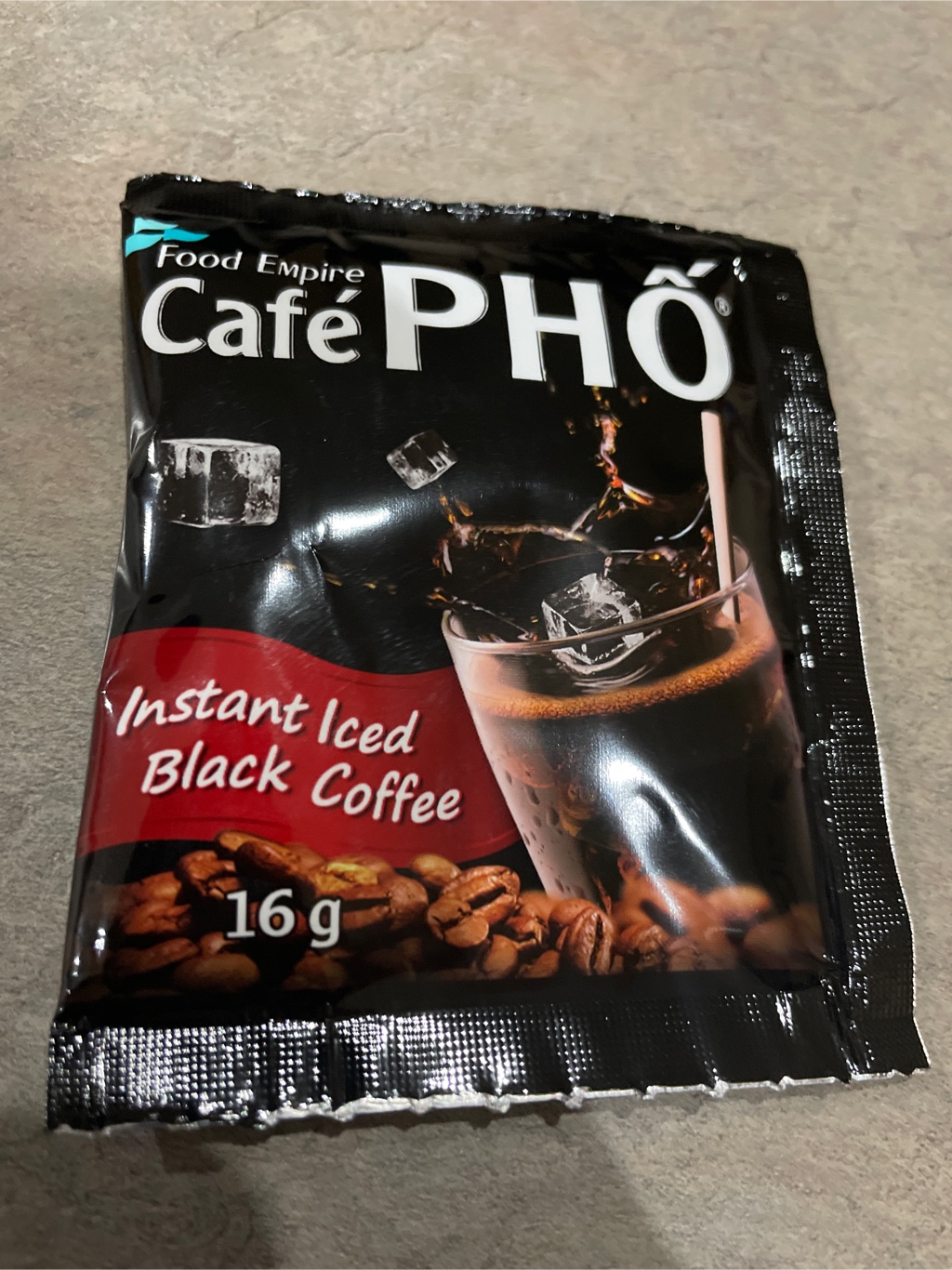 cafe pho instant iced black coffee