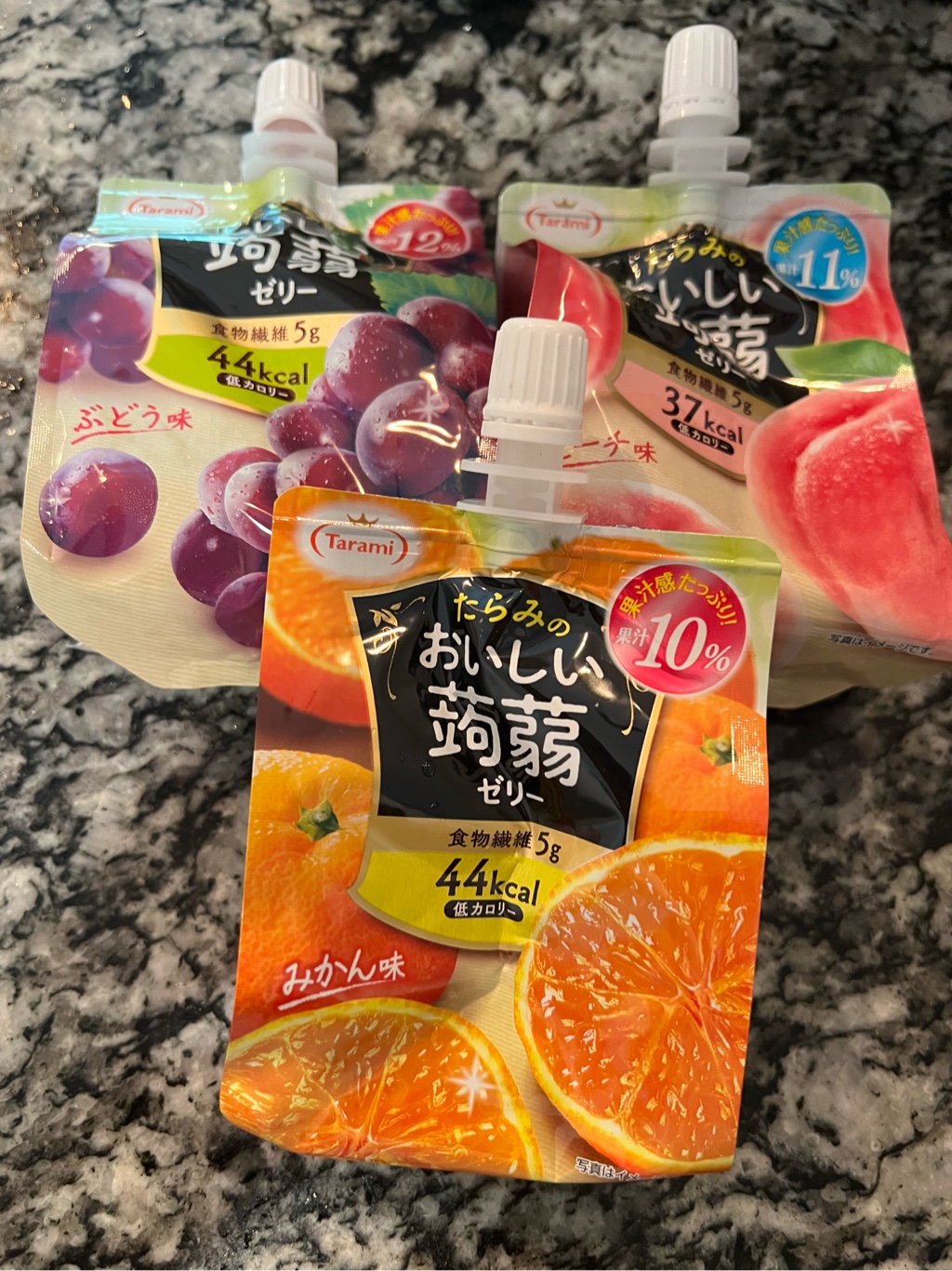 Tarami こんにゃく ゼリー みかん味 - Weee!