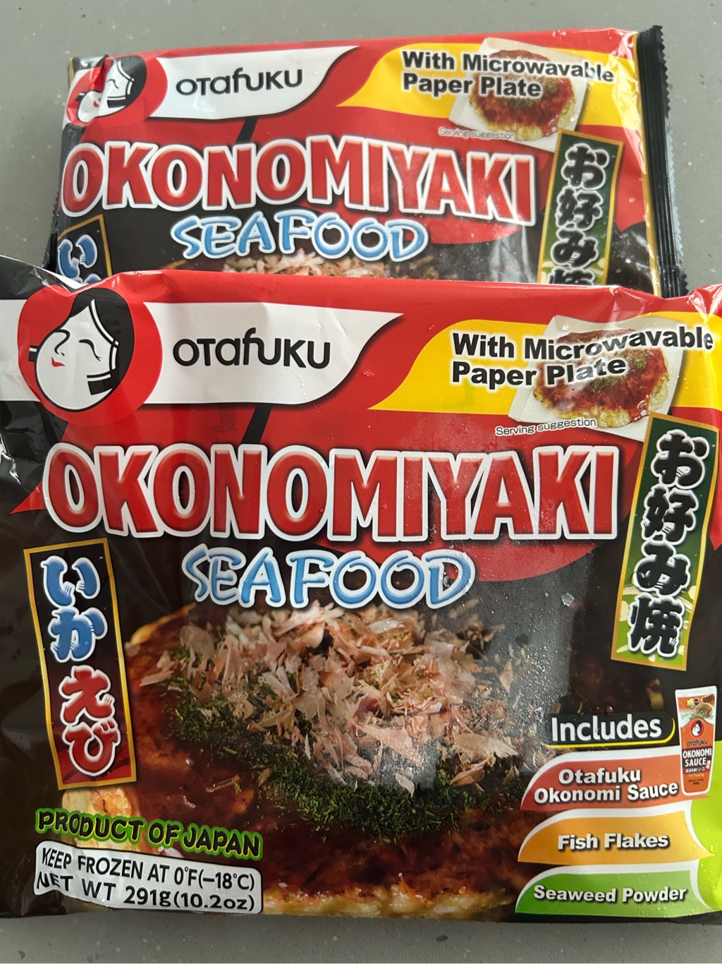 オタフク シーフードお好み焼き（1枚入り） 291 グラム - Weee!