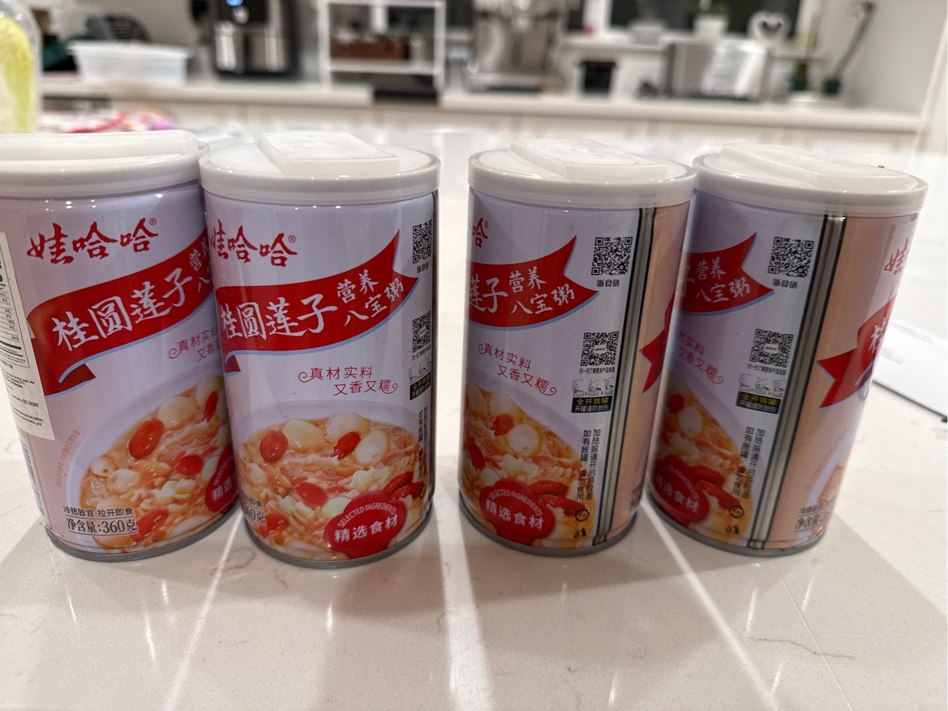 娃哈哈桂圆莲子八宝粥360 克- Weee!