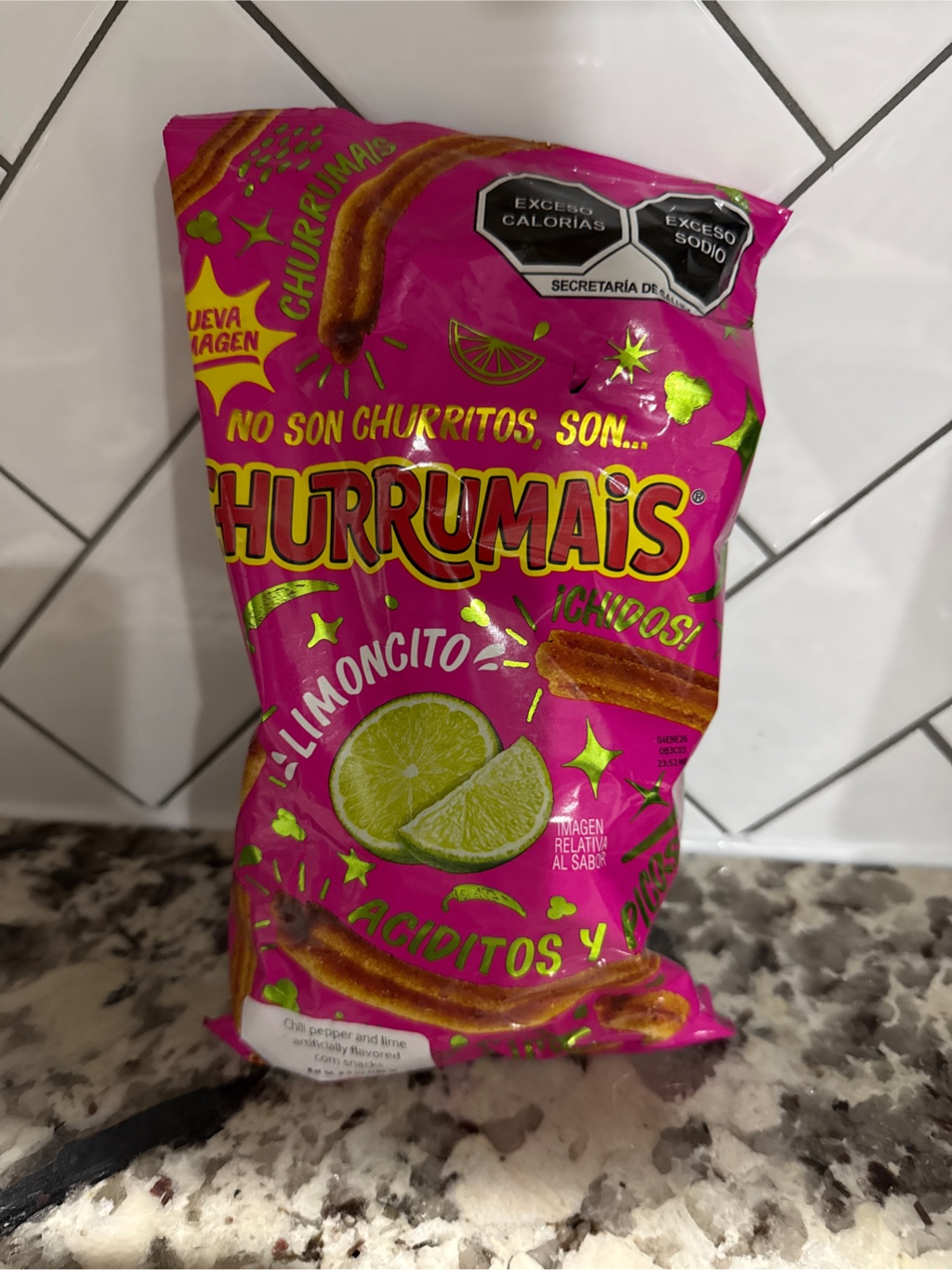 SABRITAS チュロスコン ライム味 - Weee!