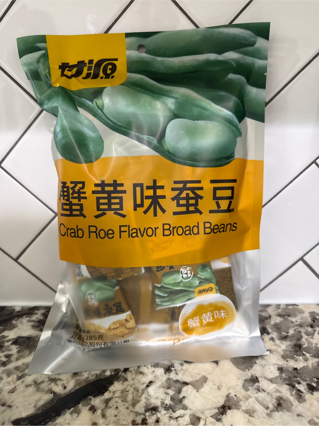Ganyuan そら豆カニ風味 - Weee!
