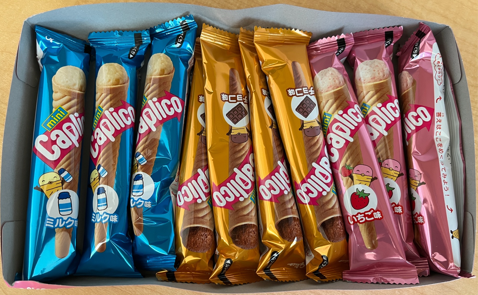 グリコ ポッキー ビスコ カプリコ コロン等 ミニチュアストラップ5種6