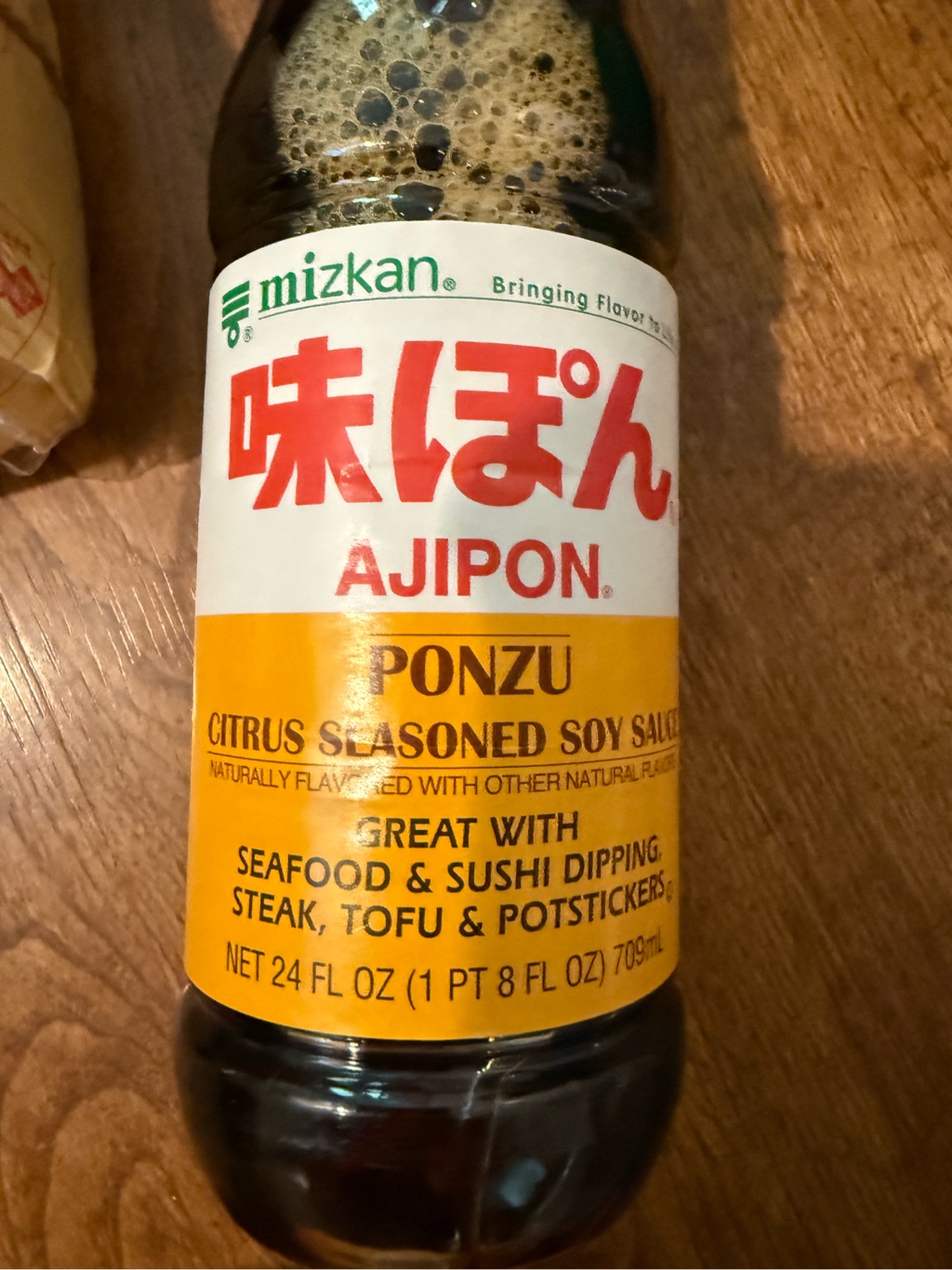 Get Mizkan Ajipon Ponzu Citrus Seasoned Soy Sauce 24 oz Delivered