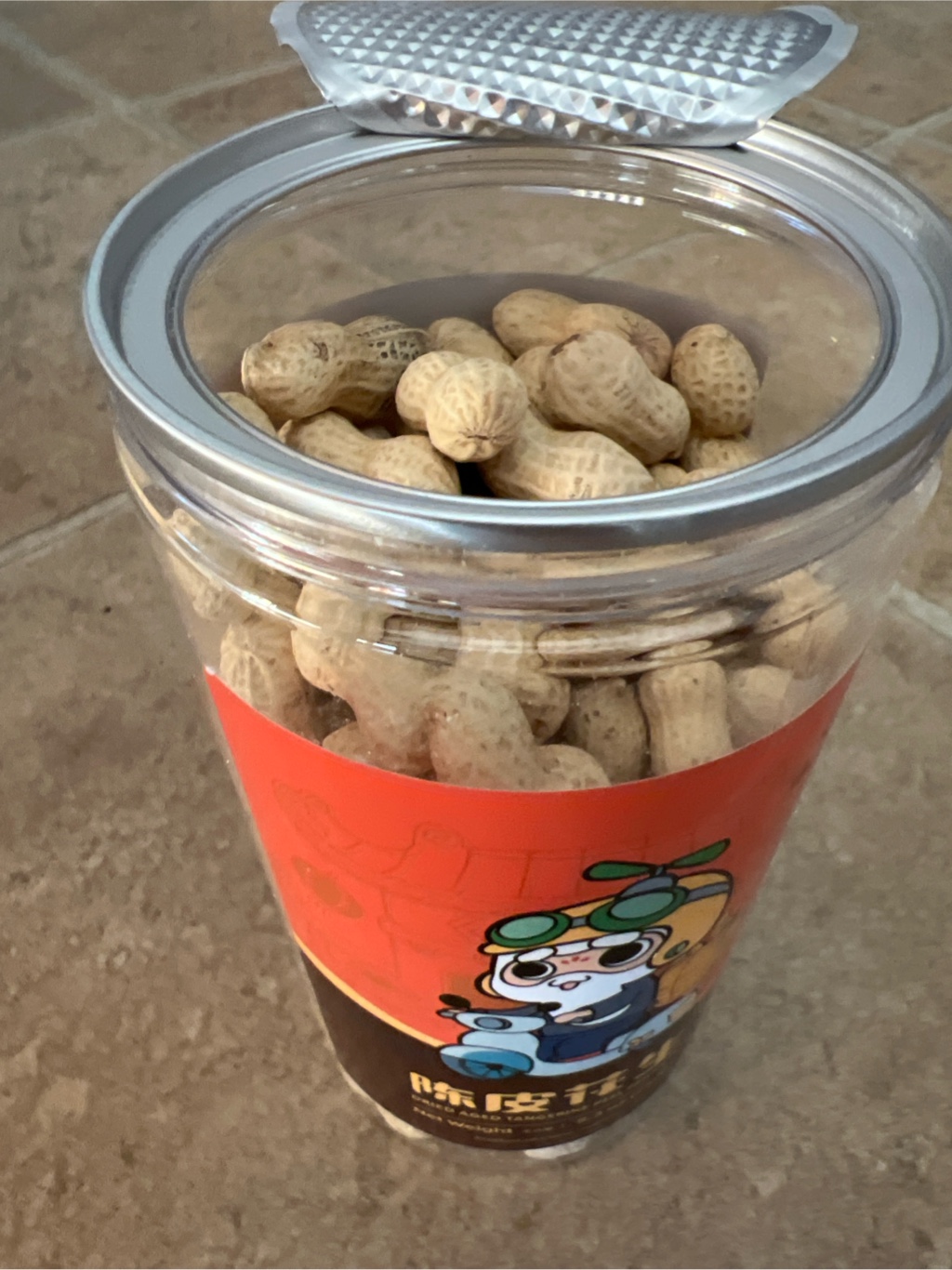 Chen Pi Cun Tangerine Peel Peanuts 6 Cans - Weee!