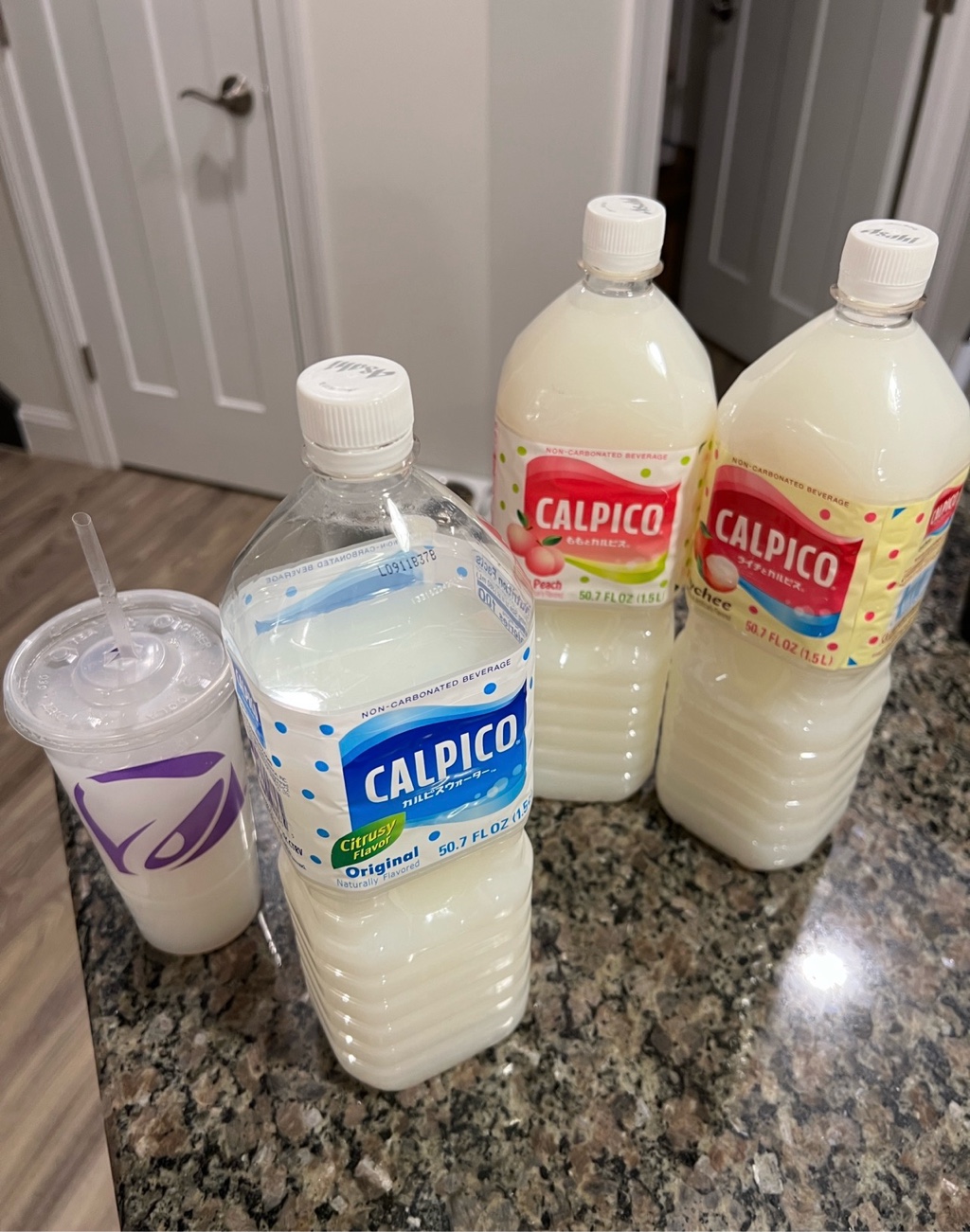 Get Calpico Non-Carbonated Soft Drink, Citrusy Flavor 50.7 fl.oz