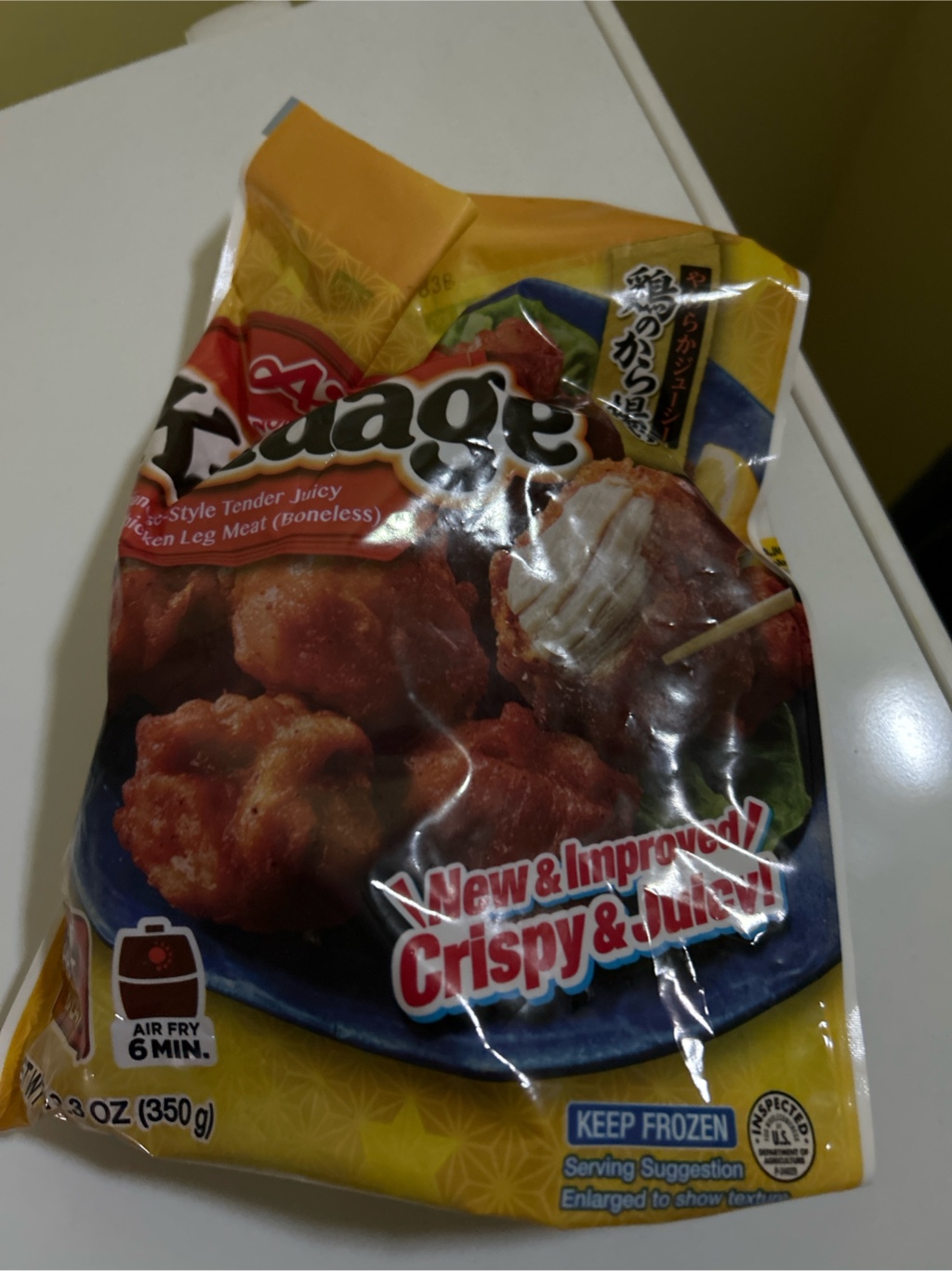 味の素 鶏もものから揚げ 冷凍 350 グラム - Weee!