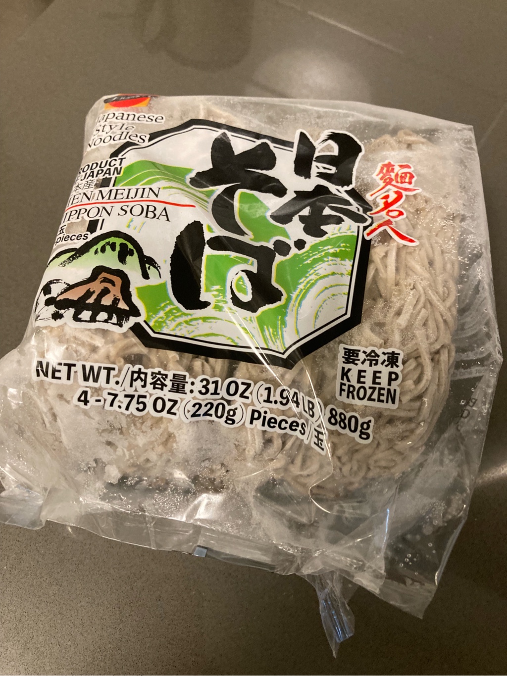 J-Basket 冷凍 そば 4食入り 31.04 オンス - Weee!