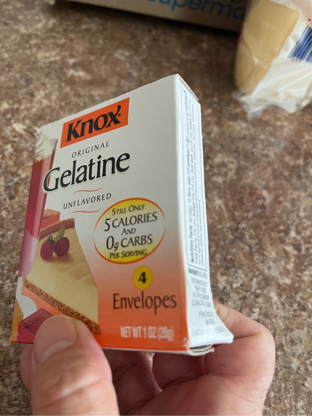 ノックス 無香料ゼラチン 4パック 1 オンス - Weee!