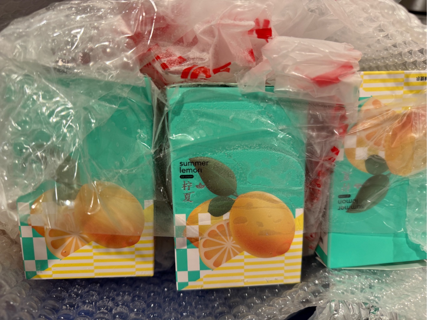 Ningxia Lemon Flavored Ice Cream 3PC 225 グラム - Weee!