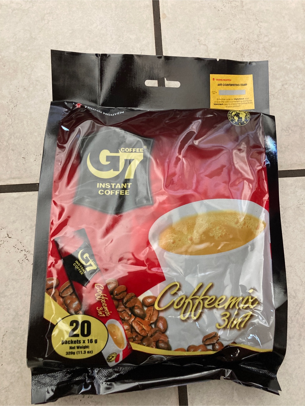 Trung Nguyen G7インスタントコーヒー - Weee!