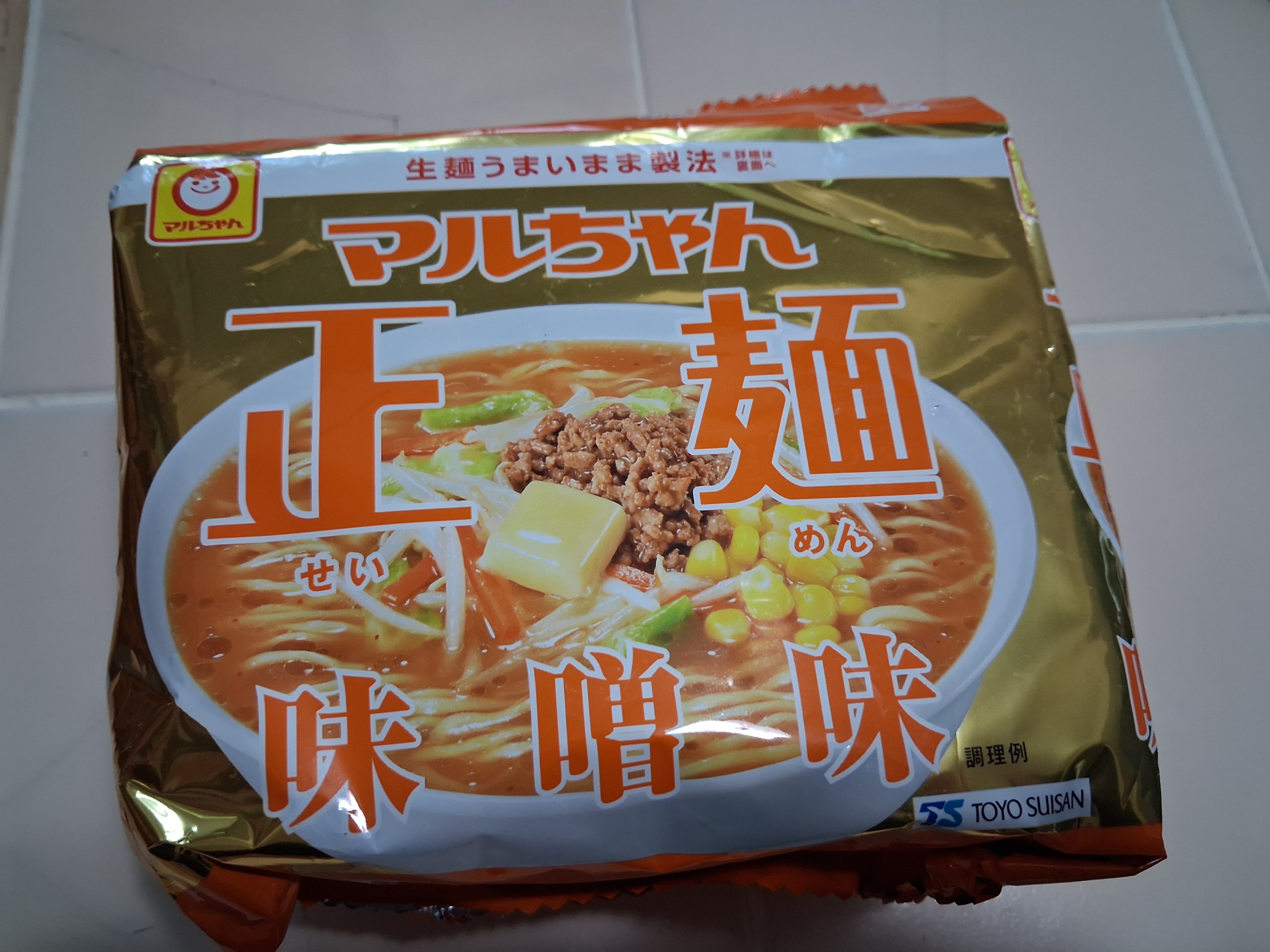 マルちゃん 正麺 味噌味 ラーメン 袋麺 5食入り 540 グラム - Weee!