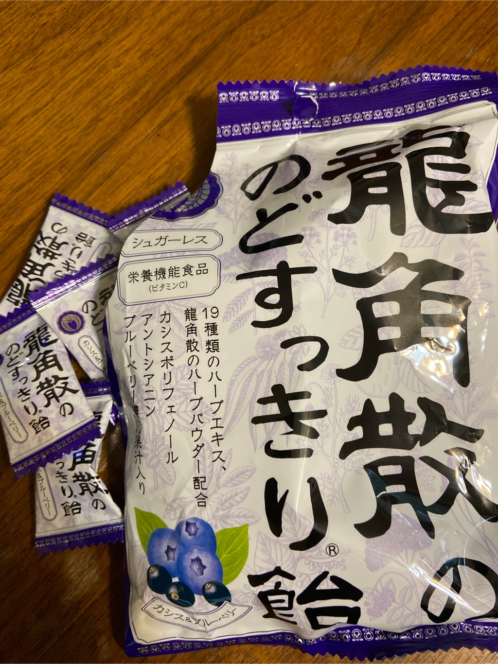 RYUKAKUSAN JAPAN Lozenges Blueberry - Weee!