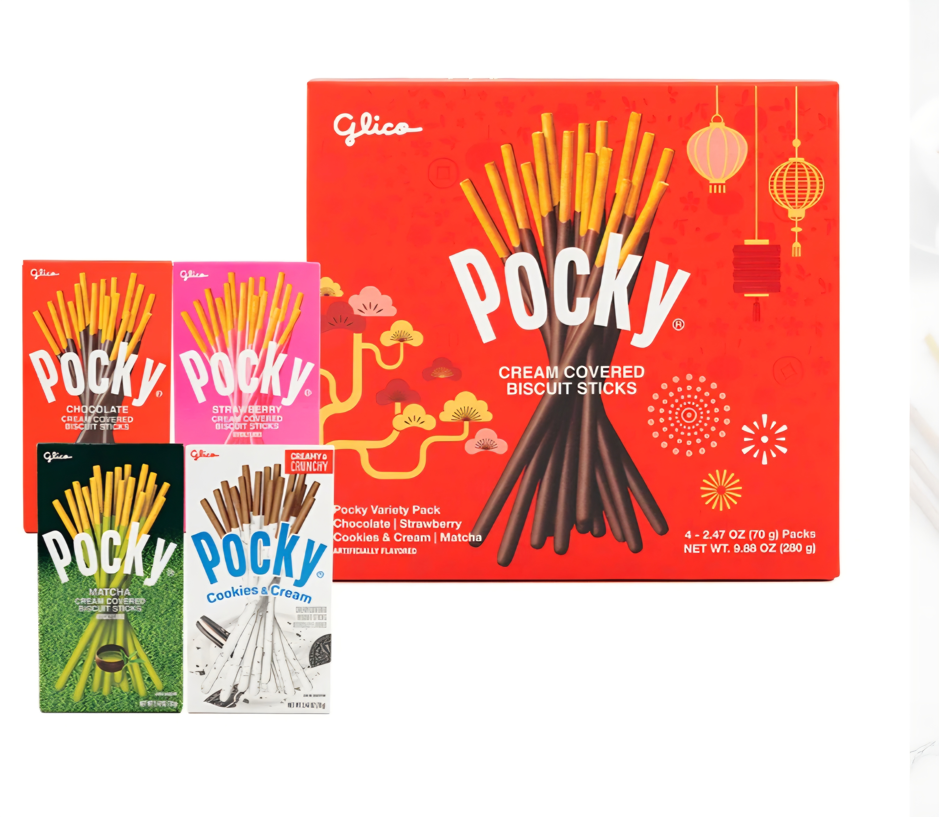Get Glico Pocky Happy Lunar New Year Variety Pack 9.88 oz