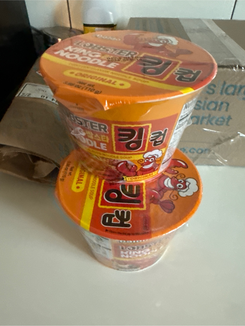 Paldo カップ麺、即席麺 ウミザリガニ味 - Weee!