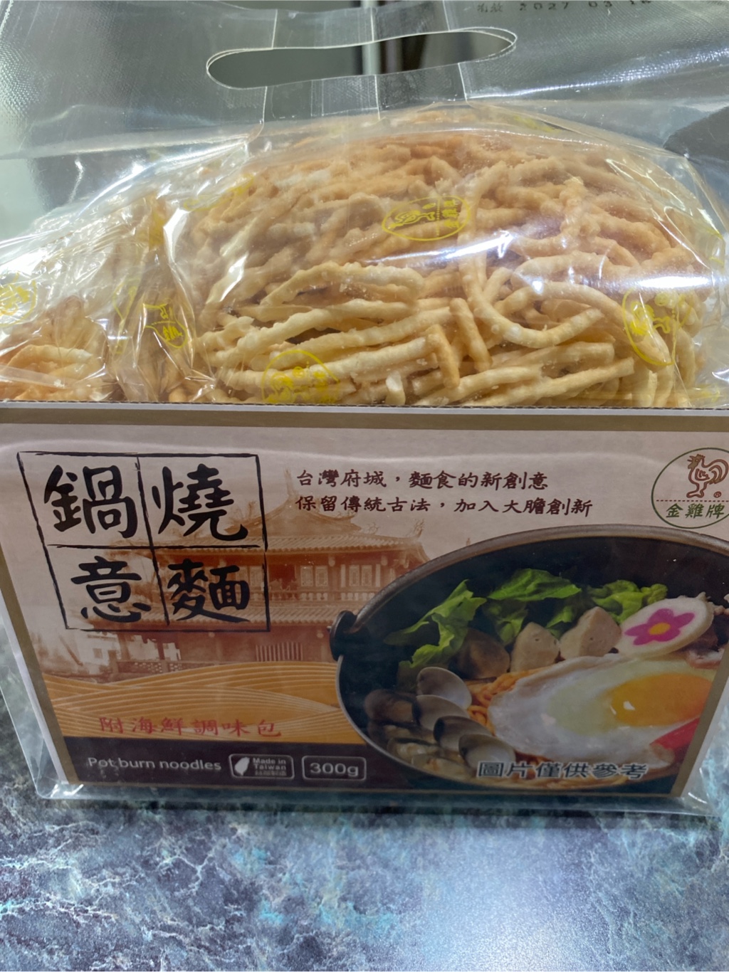 金雞牌鍋燒意麵附海鮮調味包5包300 克- Weee!