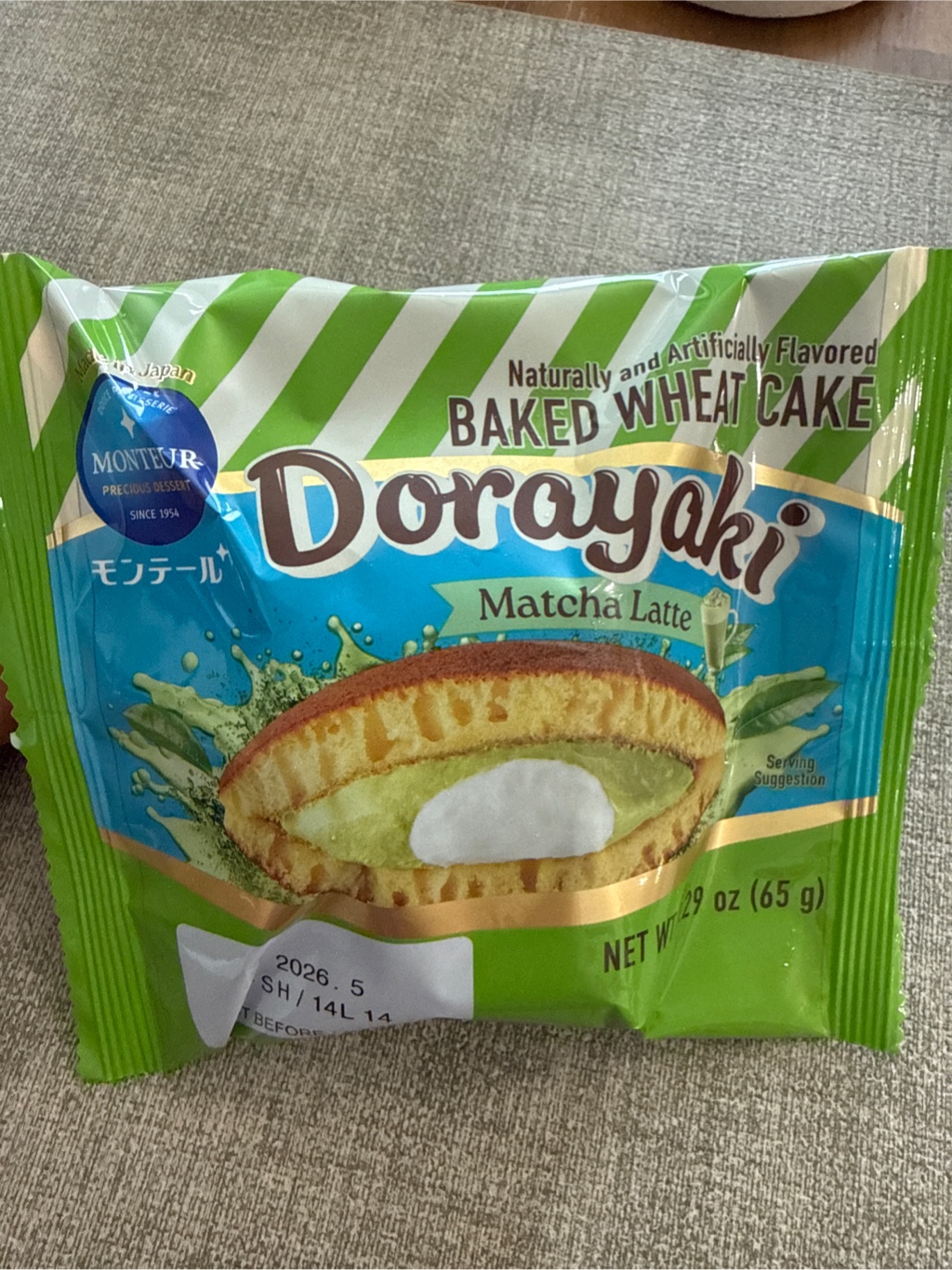 モンテール どら焼き 抹茶ラテ 2.29 オンス - Weee!