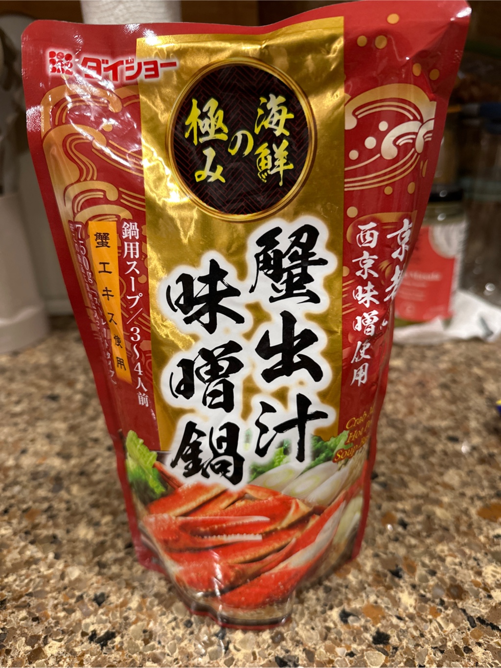 ダイショー 蟹出汁味噌 鍋スープ 750 グラム - Weee!