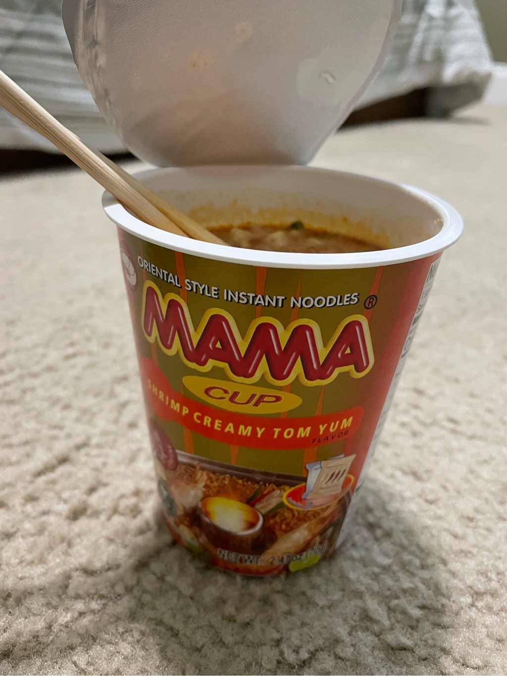 Mama クリームトムヤムクンカップ麺 - Weee!