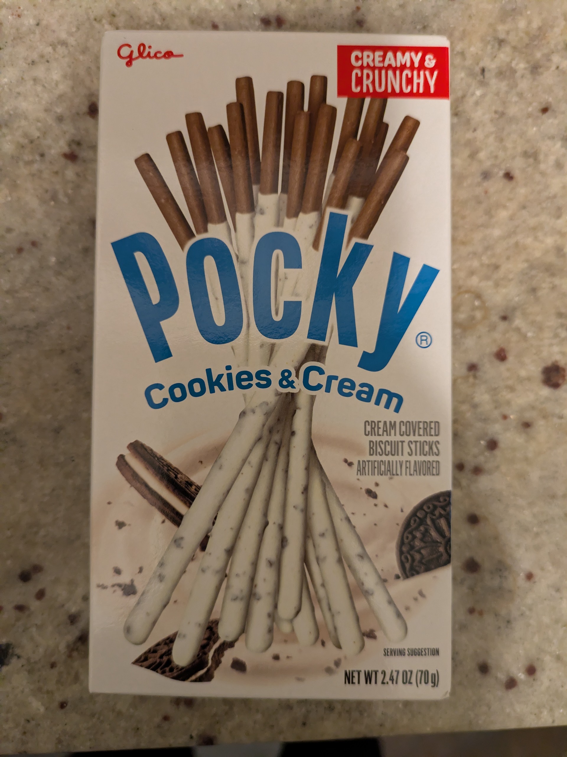 Glico ポッキー クッキー＆クリーム味 - Weee!