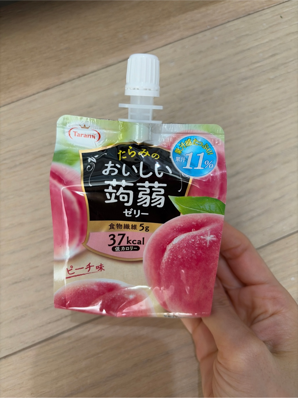 Tarami こんにゃく ゼリー ピーチ味 - Weee!