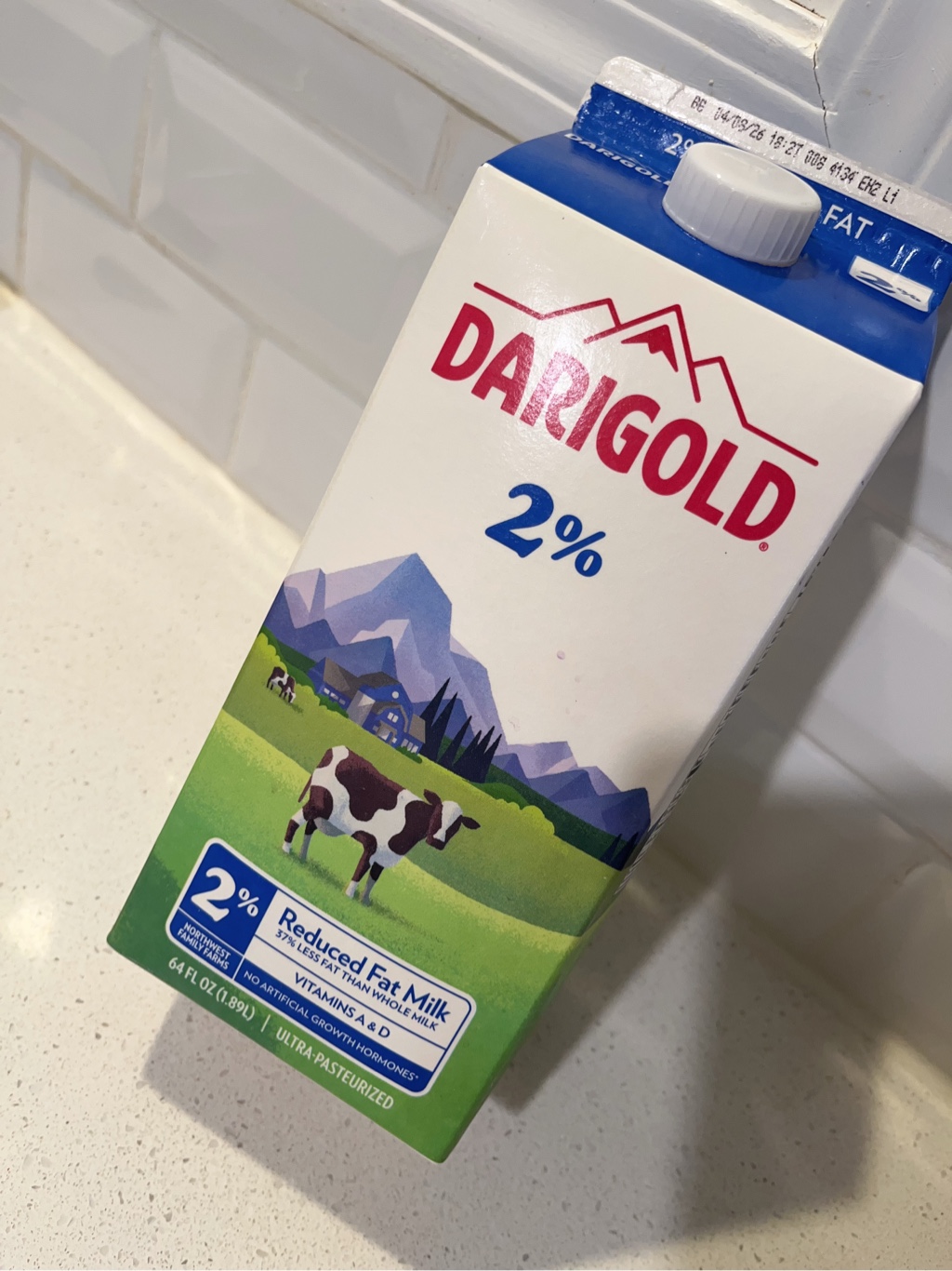 Darigold 2% 低脂肪牛乳 1890 ml(ミリリットル) - Weee!
