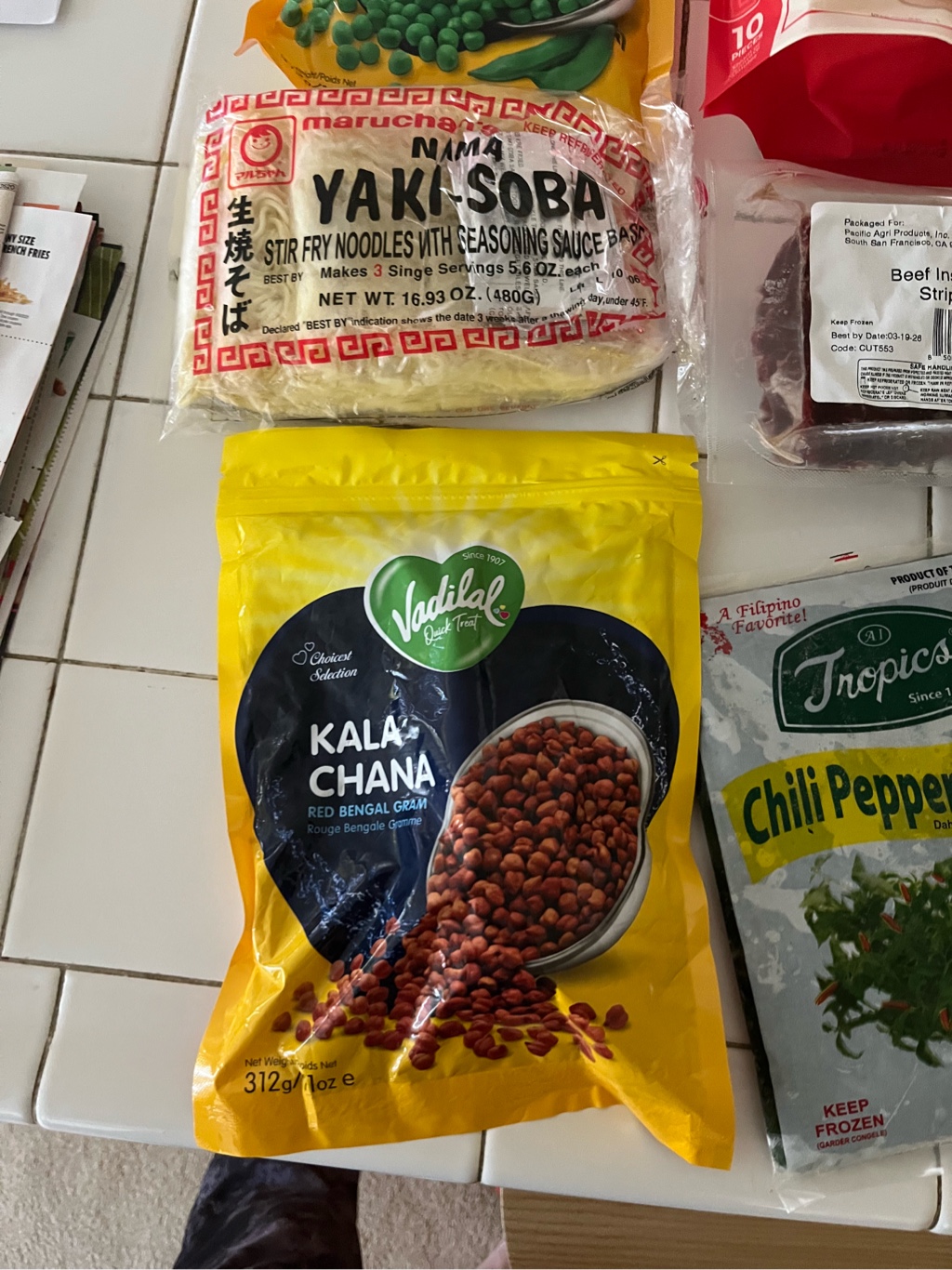 Get Vadilal Kala Chana (Black Chickpeas), Frozen 11.01 oz