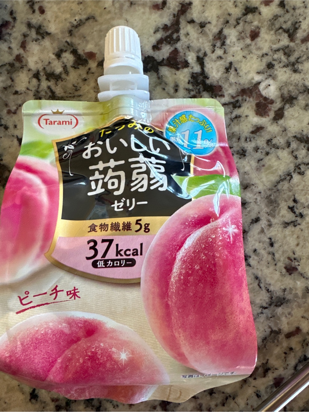 Tarami こんにゃく ゼリー ピーチ味 - Weee!