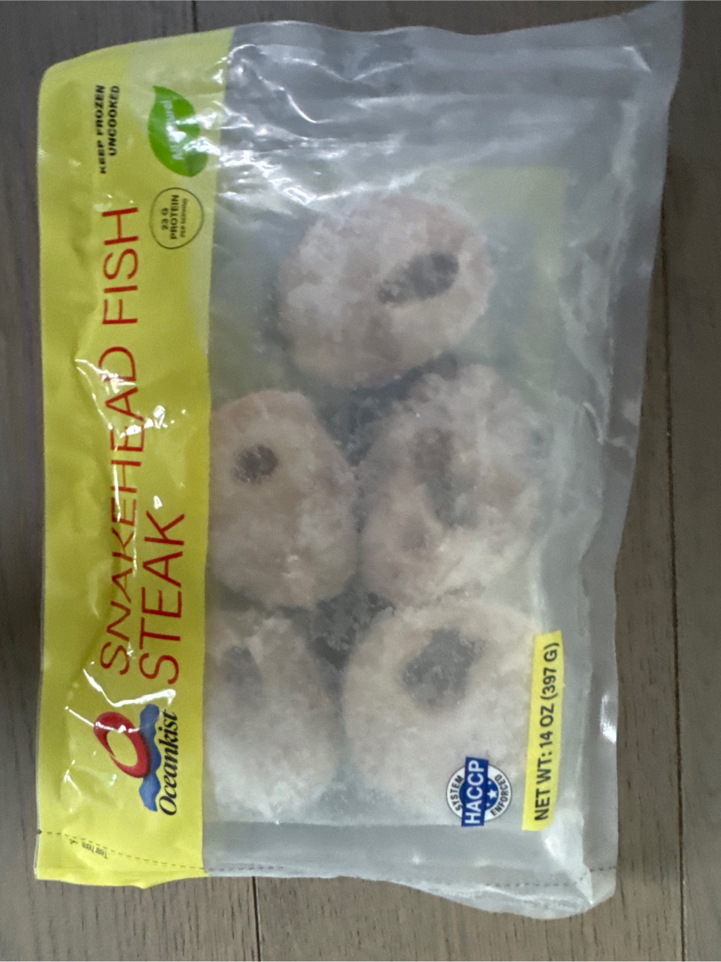 Oceankist Snakehead Fish Steak 14 オンス - Weee!