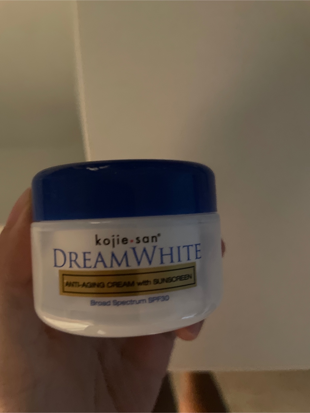 Crème éclaircissante Visage Kojie San Dream White - SPF30, 30g, Neuve