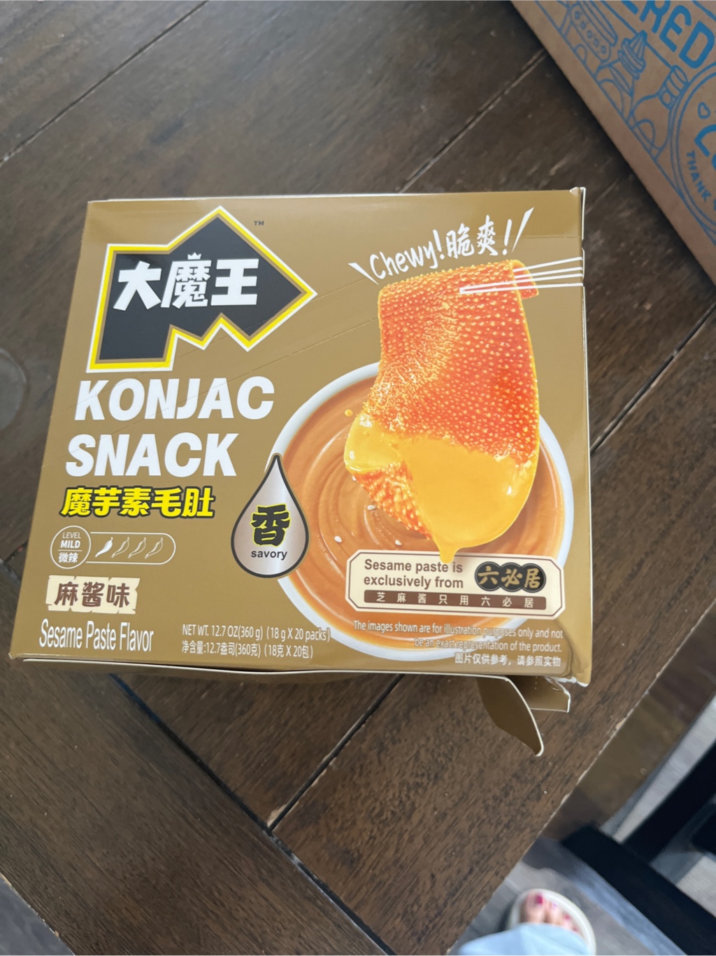 MOWON KONJAC SNACKS- SESAME 360 グラム - Weee!