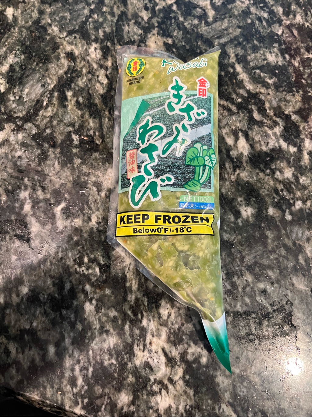 金印 きざみわさび 冷凍 100g 3.5 オンス - Weee!