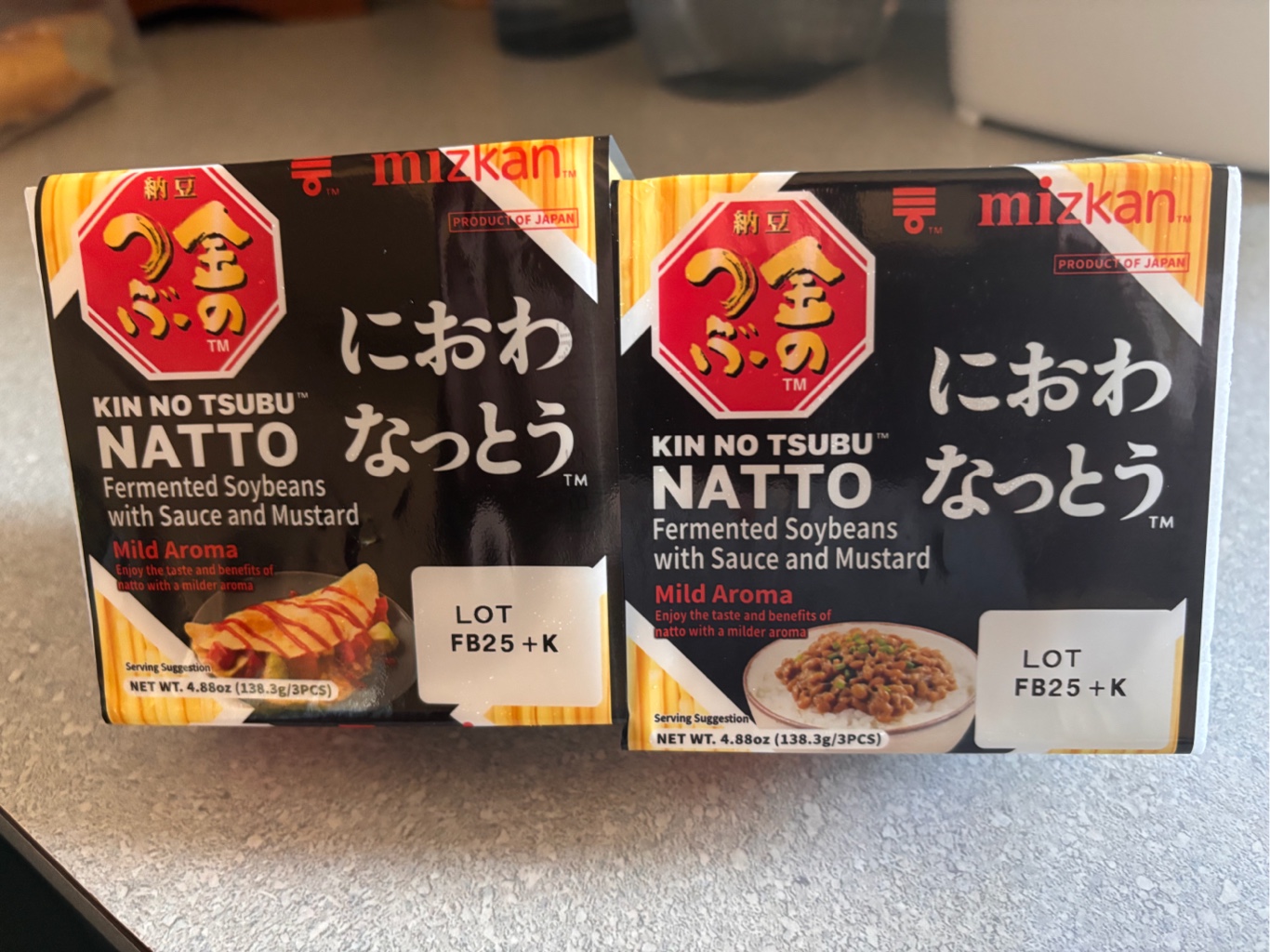 金のつぶ におわなっとう 納豆 3パック 4.88 オンス - Weee!