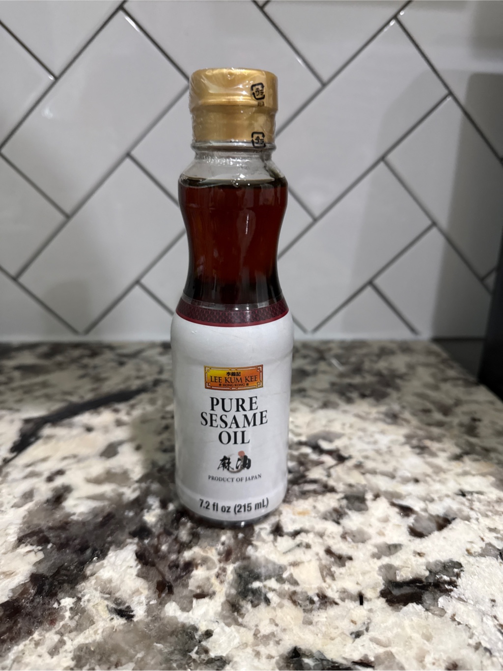 Lee Kum Kee 100% Pure Sesame Oil Product of Japan 7.2 fl.oz - Weee!