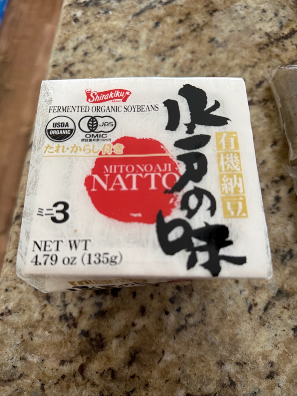 水戸の味 有機納豆 3パック 135.9 グラム - Weee!