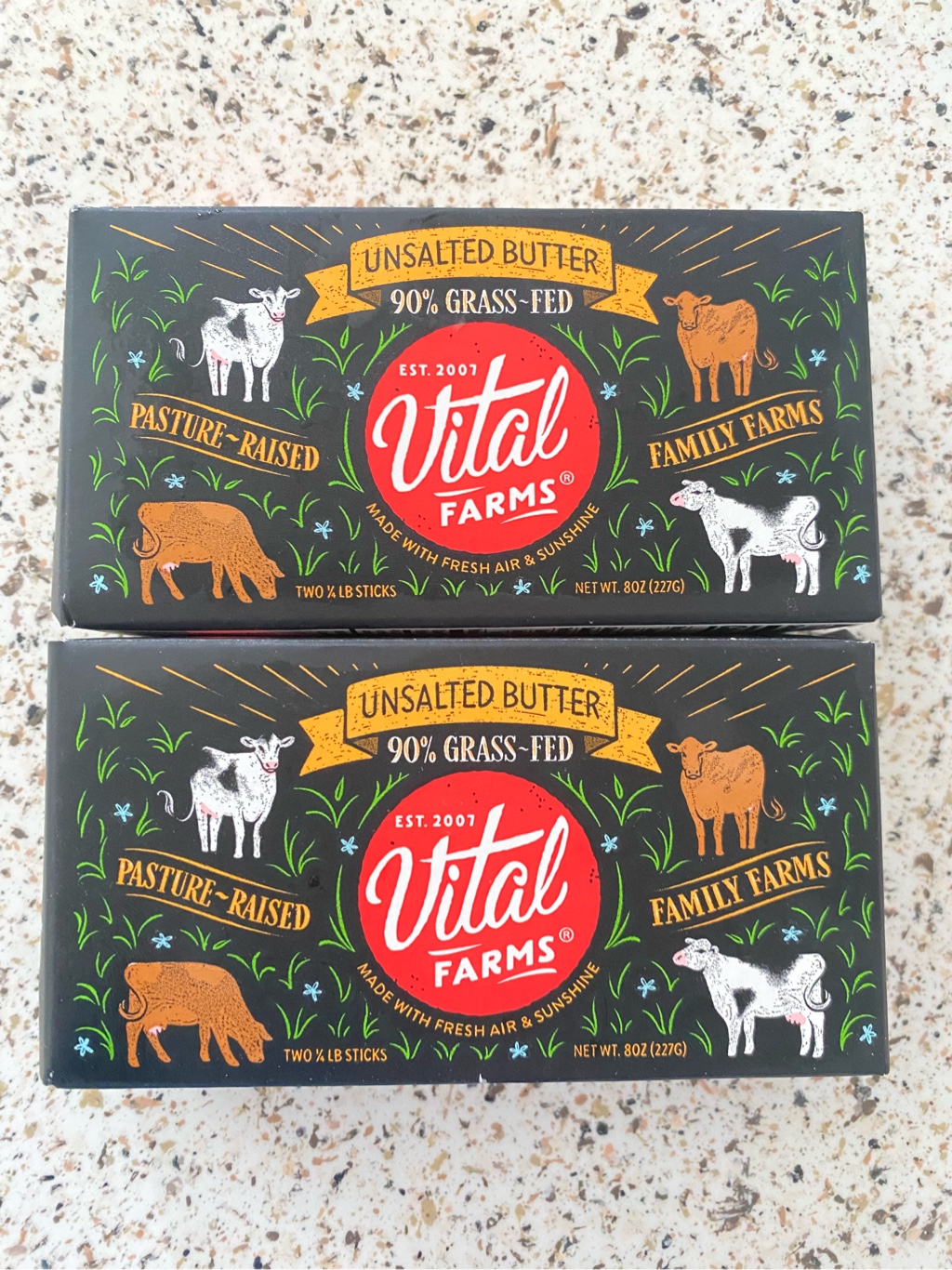 Vital Farms 無塩バター 8 オンス - Weee!