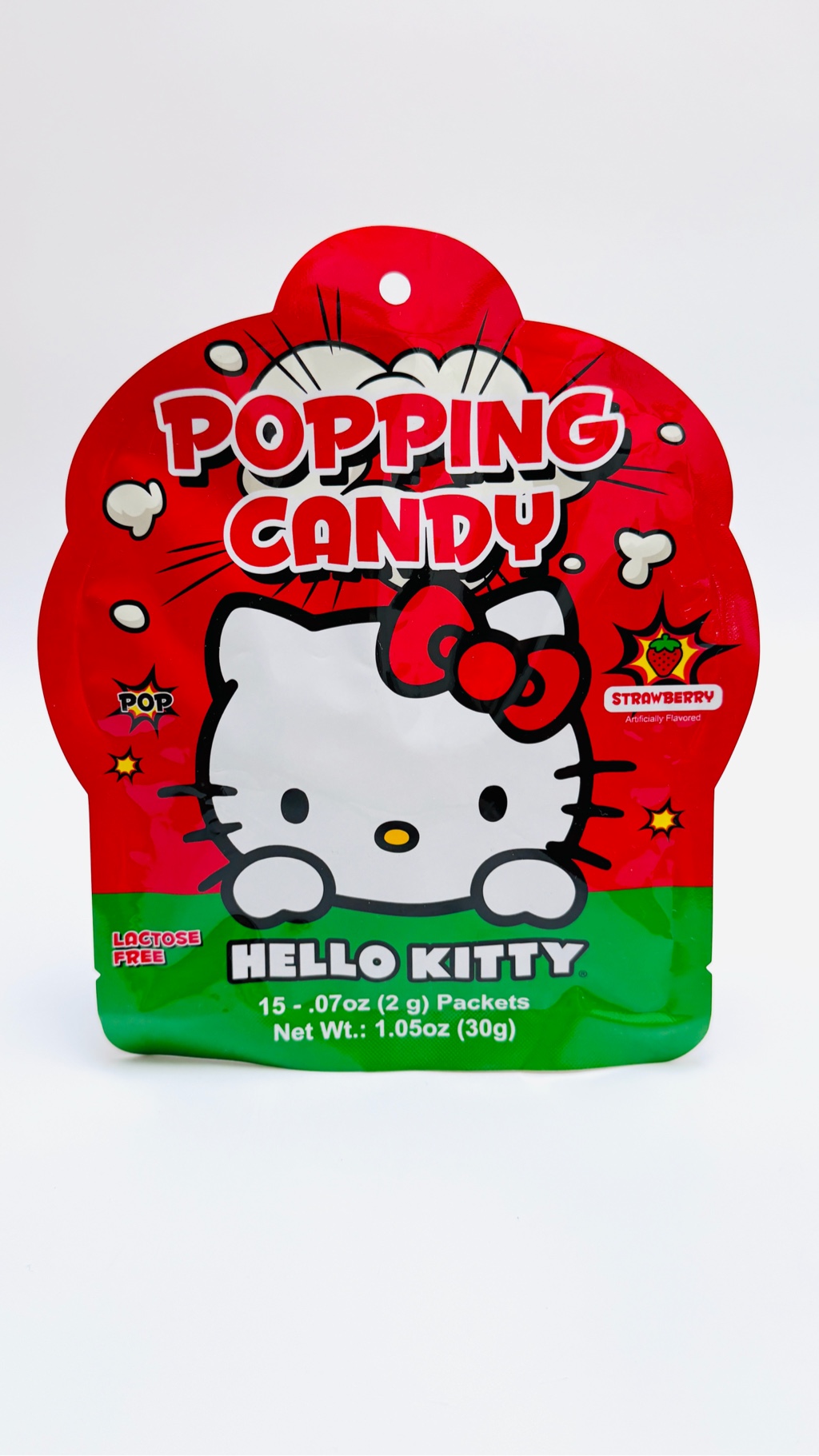 Get Sanrio Hello Kitty Popping Candy Strawberry Flavor 1.05 oz
