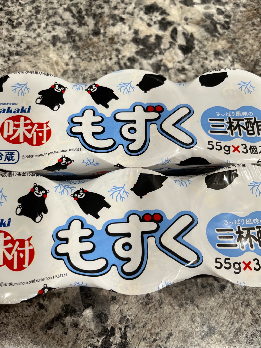 味付もずく 三杯酢 3個入り 165 グラム - Weee!