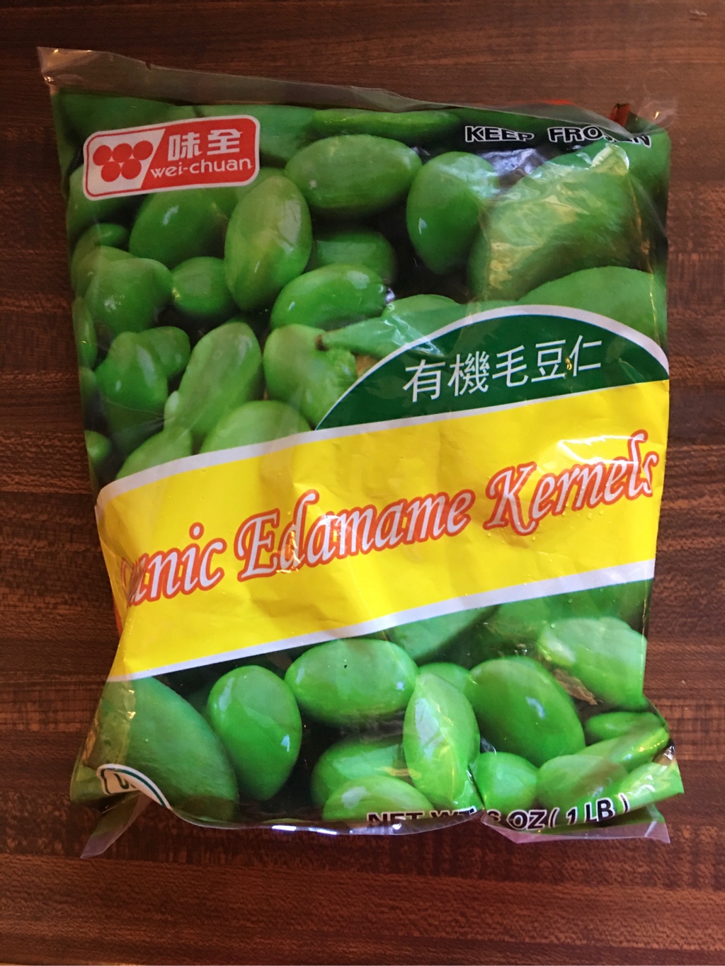 味全有机毛豆仁冷冻 Weee