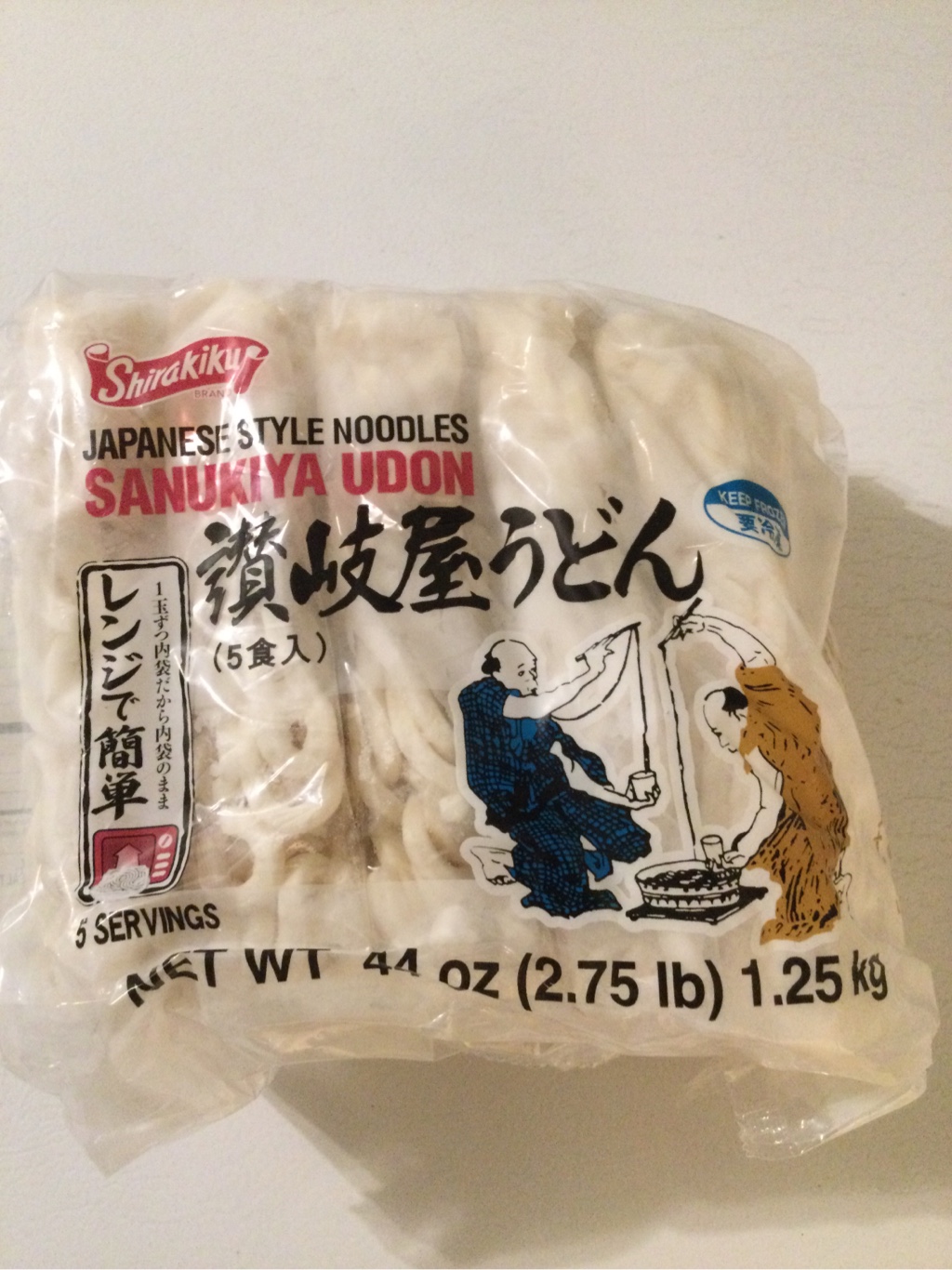 うどん Shirakiku 讃岐屋うどん（冷凍・5食入） - Weee!