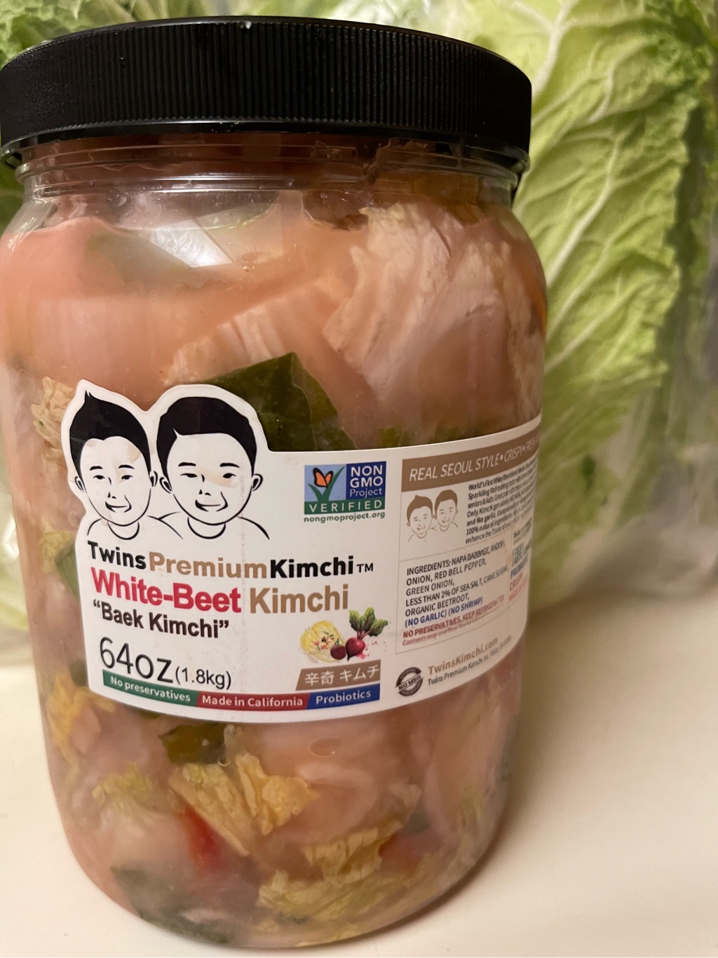きむち Get Twins Premium Kimchi Sliced Vegan Kimchi Delivered | Weee